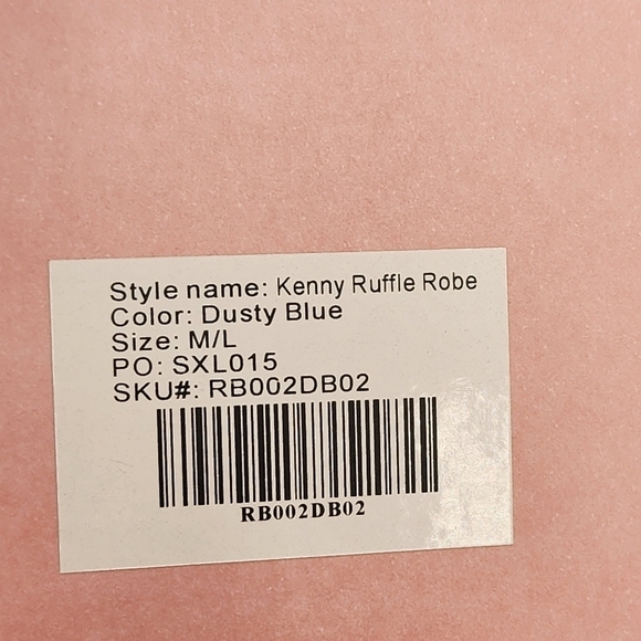 Birdy Grey Women's Kenny Ruffle Robe Dusty Blue - Picture 8 of 8